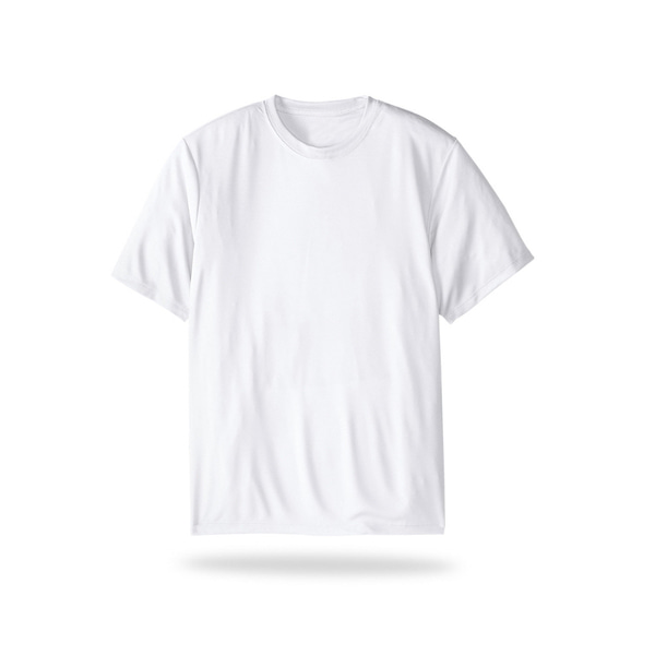 골피아 LX4M401 남녀 공용 백색 흰색 무지 라운드 티셔츠 3장 30수